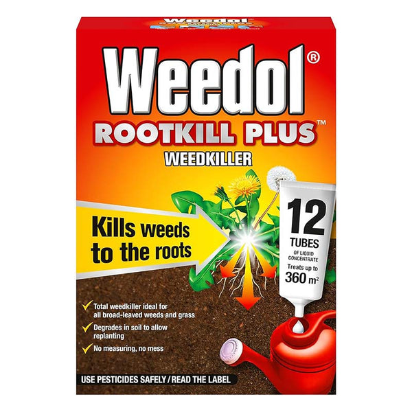 Weedol Rootkill Plus Weedkiller Concentrate Tubes - 12 Tubes image