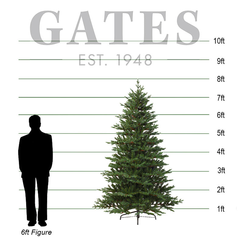 Everlands Queensland Fir Artificial Christmas Tree - 8ft image 0