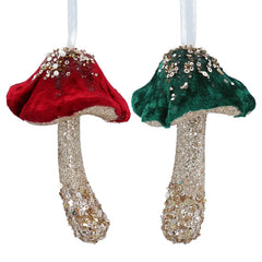 Gisela Graham Toadstool with Gold Glitter (Assorted Designs) image 0