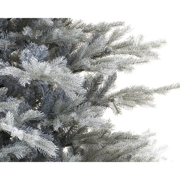 Everlands Grey Frosted Grandis Fir Artificial Christmas Tree - 8ft image 3