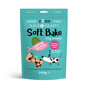 Zoon Hale & Hearty Soft Bake Salmon & Spinach Dog Treats image 0