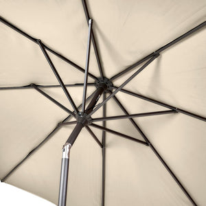 Platinum Riva 3m Round Crank & Tilt Parasol – Champagne (Ivory) image 7