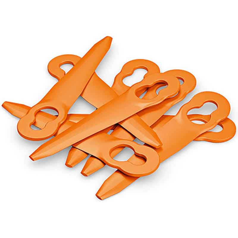 STIHL PolyCut 2-2/3-2 Plastic Replacement Blades (Pack of 8) image 0