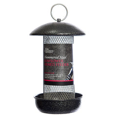 Tom Chambers Hammered Steel Sunflower Hearts Feeder image 0