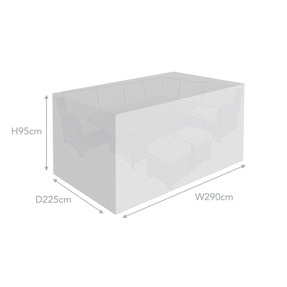 Supremo TEX Corner Modular Sofa Set Furniture Cover (290 x 225cm) image 0
