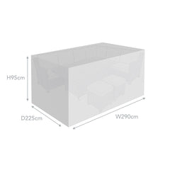 Supremo TEX Corner Modular Sofa Set Furniture Cover (290 x 225cm) image 0