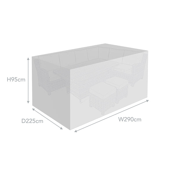 Supremo TEX Corner Modular Sofa Set Furniture Cover (290 x 225cm) image 0