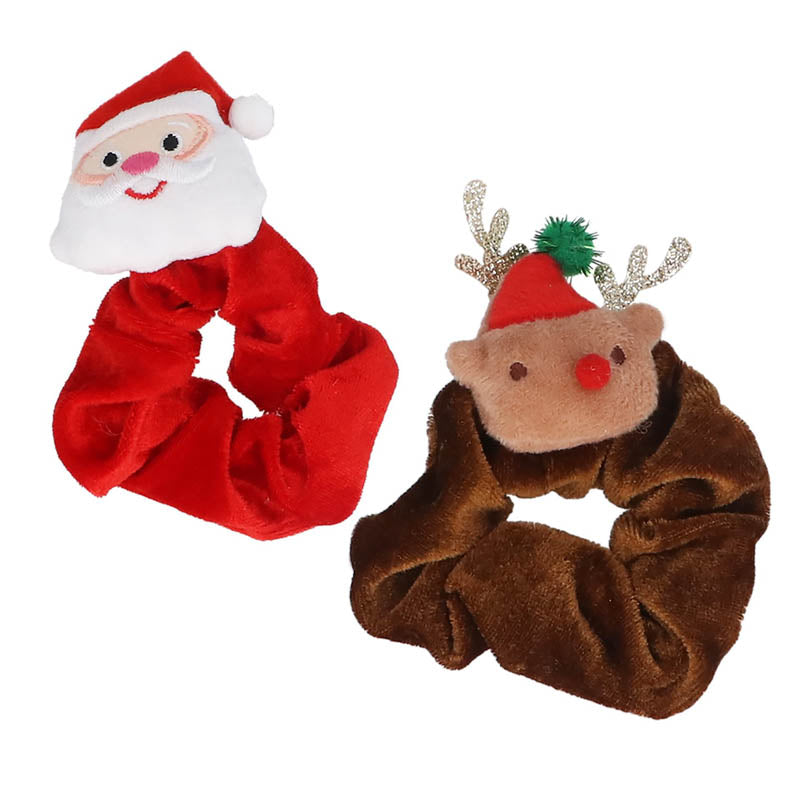 Gisela Graham Christmas Hair Scrunchie (Assorted Designs) image 0