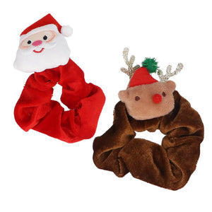 Gisela Graham Christmas Hair Scrunchie (Assorted Designs) image 0