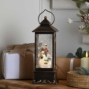 Festive Snowman Scene Water Spinner image 0