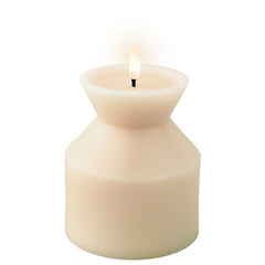 Lumineo Cream Wax LED Vase Shaped Candle image 0