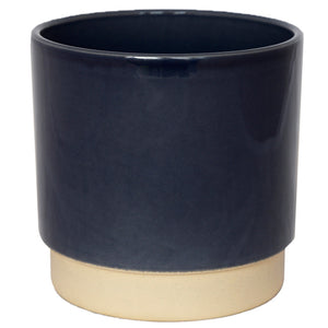 Ivyline Enos Indoor Plant Pot Range - Blue, 13cm image