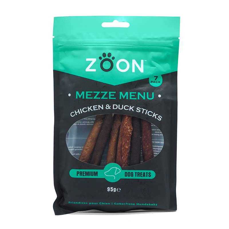 Zoon Mezze Menu Chicken & Duck Dog Chew Sticks image 0
