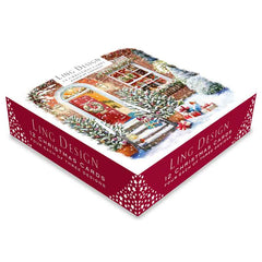 Ling Design Large Deluxe Cards - Home For Christmas (Pack of 12) image 0
