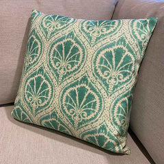 Bramblecrest Square Scatter Cushion, 45 x 45cm â€“ Teal Motif image 0