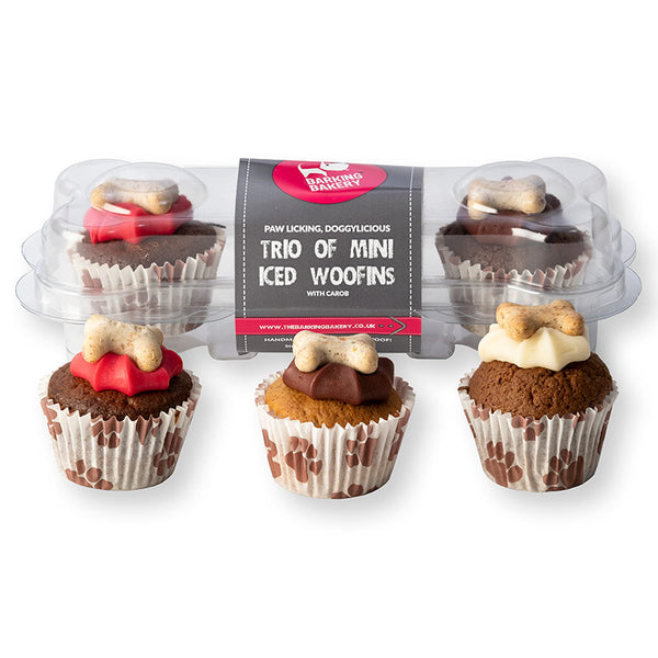 Barking Bakery Trio of Mini Iced Woofins image 0