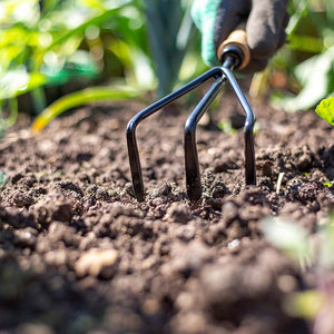AMES 3 Prong Hand Cultivator Carbon Steel image 2