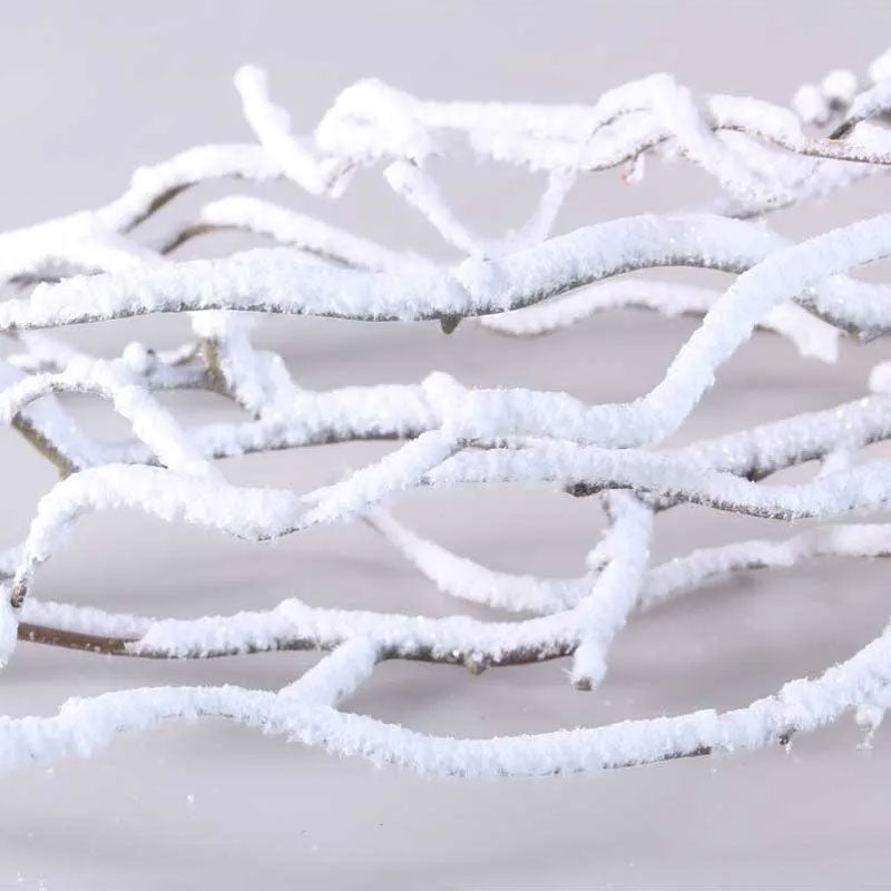 APAC Natural Snowy Twig Branch (100cm) image 0