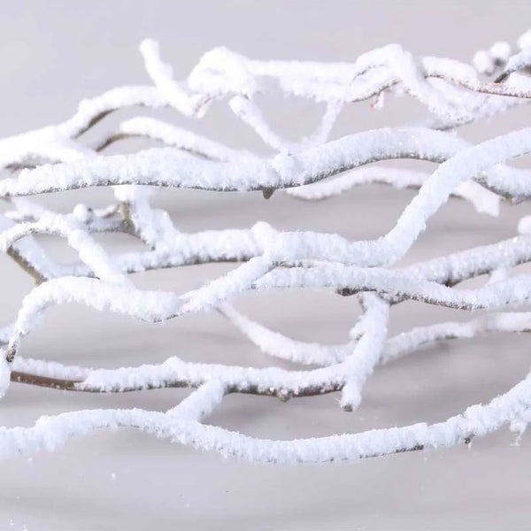 APAC Natural Snowy Twig Branch (100cm) image 1
