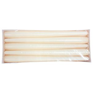 Price's Ivory Tapered Dinner Candles (Pack of 10) image 0