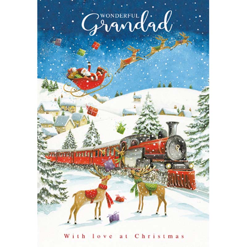 Woodmansterne Wonderful Grandad Christmas Card image 0