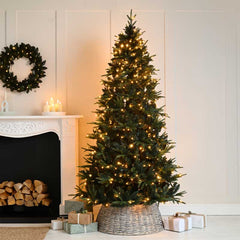 Festive Firefly Pre-Lit Artificial Christmas Tree - 7ft image 0