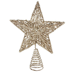 Gisela Graham Champagne Gold Tree Top Star image 0