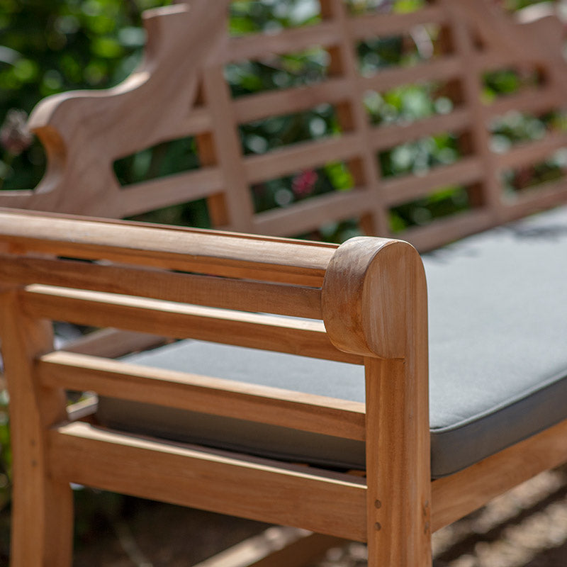 Bramblecrest Lutyens Garden Bench Cushion - Taupe image 0