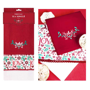 Christmas Joy Tea Towels (Pack of 3) image 3