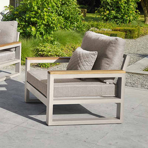 LIFE Soho Garden Lounge Set in Beige with Soltex Cushions image 2