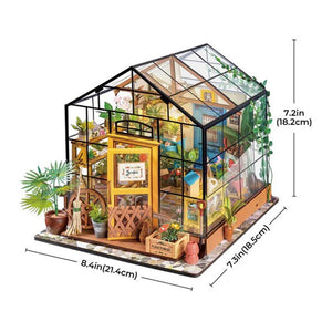 Robotime 'Cathy's Flower House' DIY Miniature House image 1