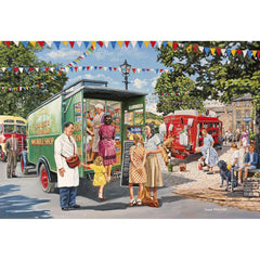 Gibsons Mitchell's Mobile Shop 4 x 500 Piece Jigsaw Puzzles image 0
