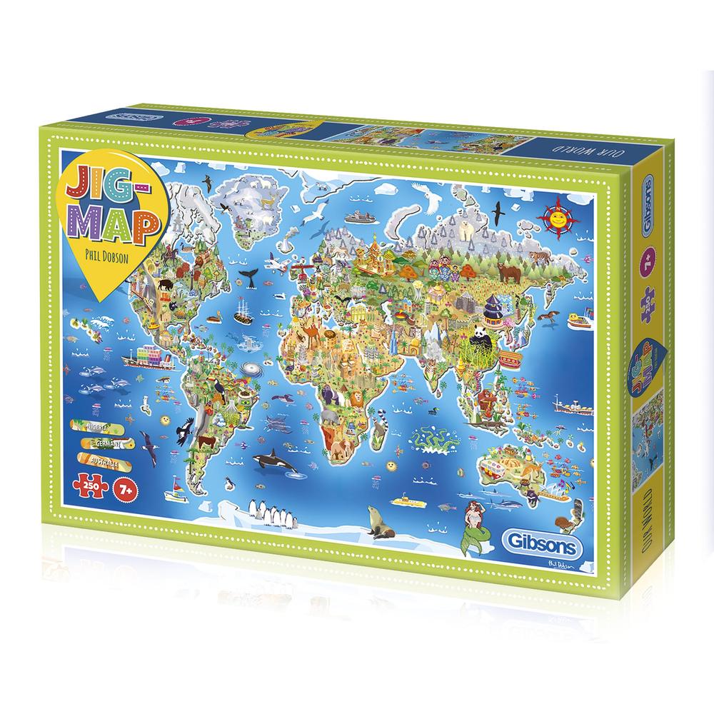 Gibsons Our World 250 Piece Jigsaw Puzzle - Jigmap image 0