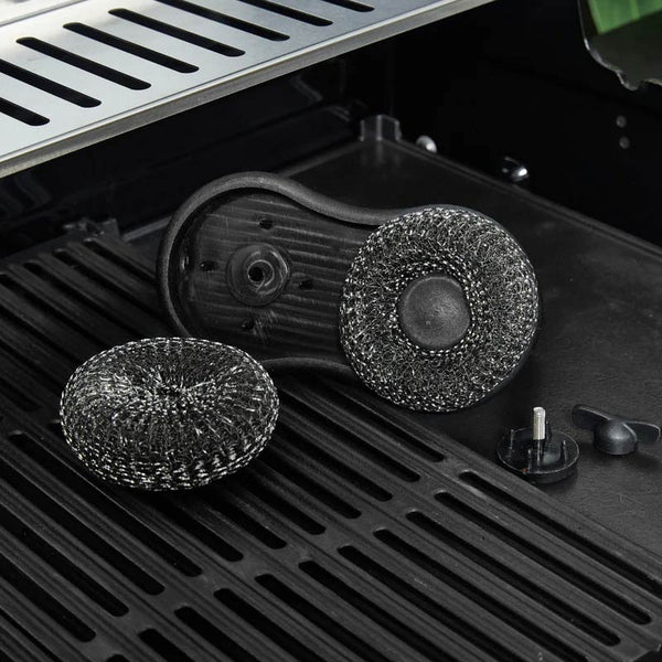 Grillstream Barbecue Scouring Brush Replacement Heads (Pack of 3) image 2