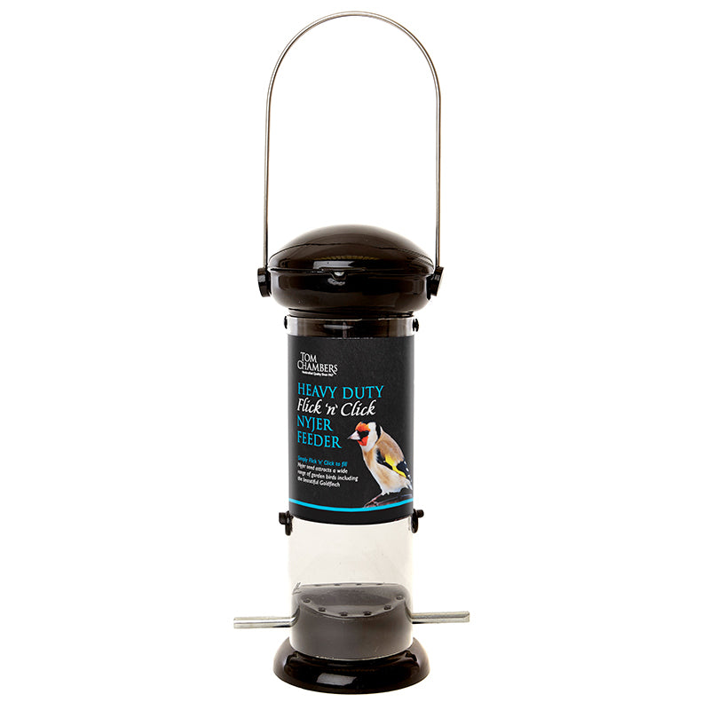 Tom Chambers Heavy Duty Flick 'n' Click Nyjer Feeder image 0