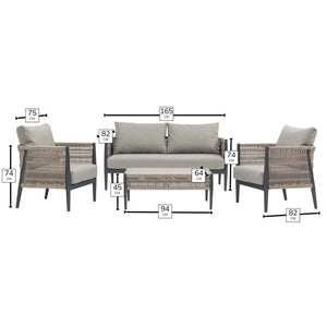 Bramblecrest Mauritius Garden Lounge Set image 6