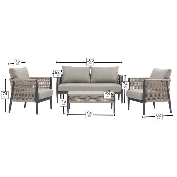 Bramblecrest Mauritius Garden Lounge Set image 6