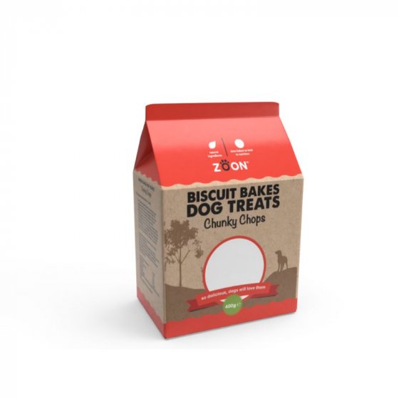 Zoon Biscuit Bakes Chunky Chops Dog Treats (400g) image 0