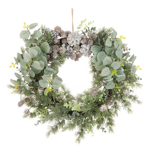 Floralsilk Eucalyptus Pine Wreath image 0