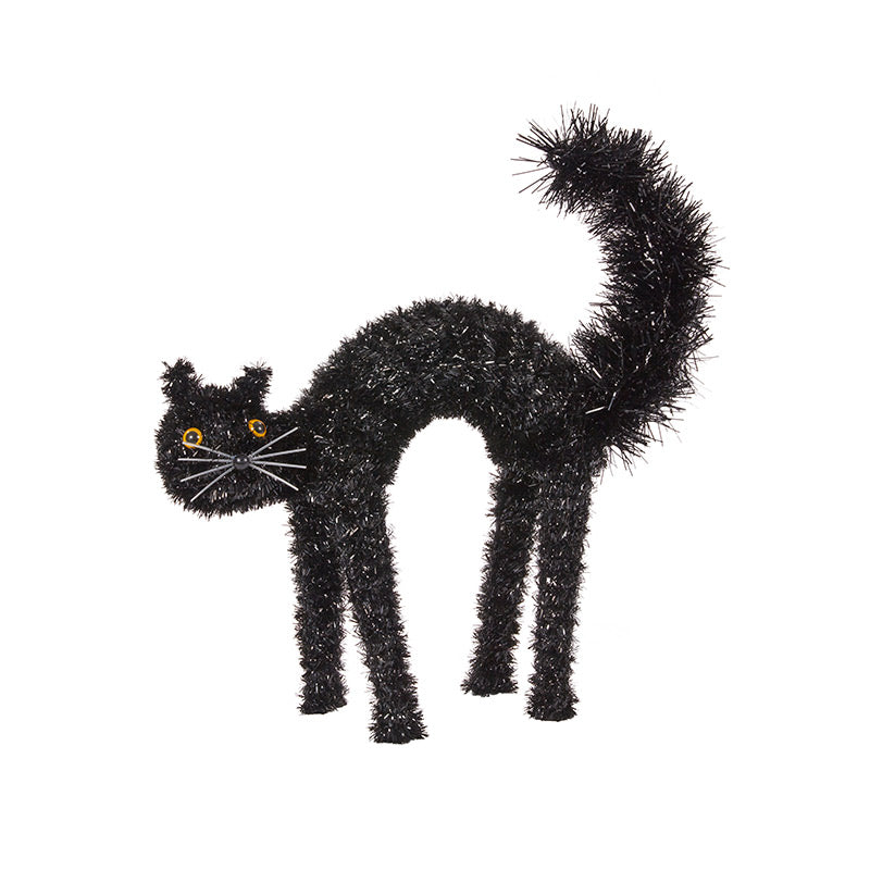 Scaredy-Cat Halloween Tinsel Indoor Decoration image 0