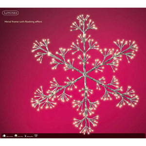 Lumineo LED Flashing Snowflake - Warm White image 2