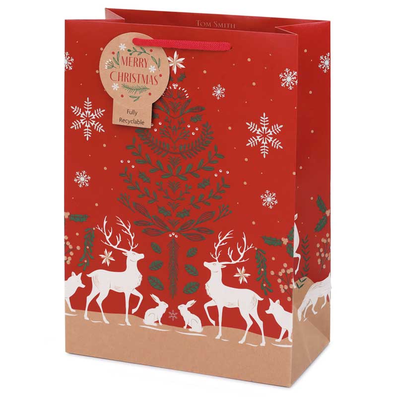 Tom Smith Christmas Folklore Large Gift Bag image 0