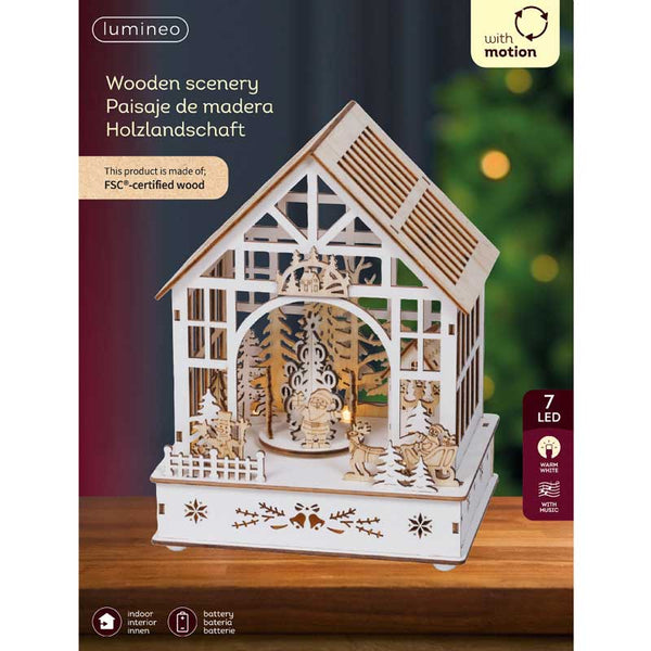 Lumineo LED Plywood House with Motion image 1