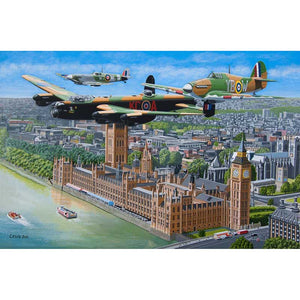 House of Puzzles Fly Past 500 Piece Jigsaw Puzzle image 0