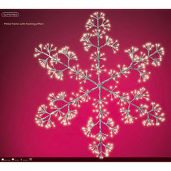 Lumineo LED Flashing Snowflake - Warm White image 3