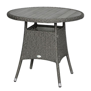 Bramblecrest Tetbury Bistro Set in Pewter Weave image 2