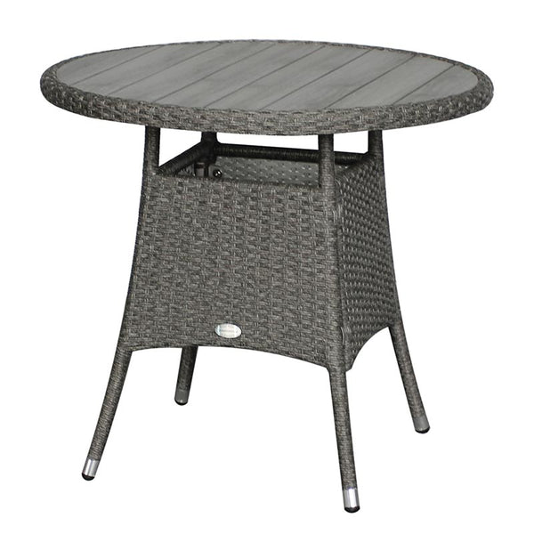 Bramblecrest Tetbury Bistro Set in Pewter Weave image 2