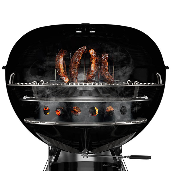Weber Master-Touch GBS Premium E-5775 Charcoal Barbecue, 57cm (Black) image 6