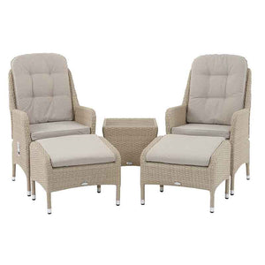 Bramblecrest Tetbury 2 Seat Recliner Set in Nutmeg Rattan image 5