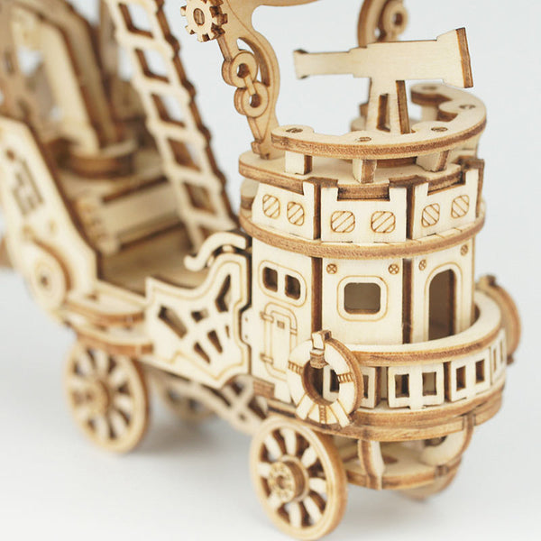 Robotime Airship DIY Wooden 3D Puzzle image 2